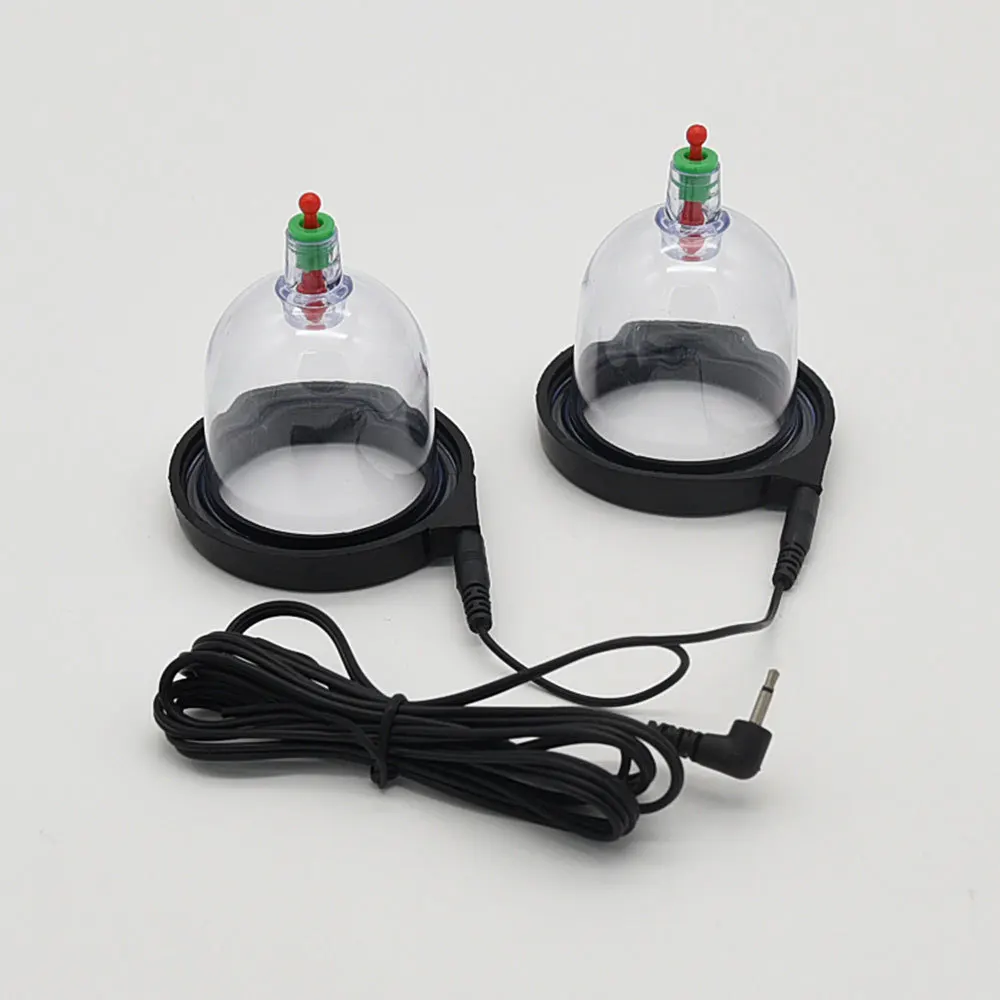 BDSM Electro Shock Nipple Sucker Vacuum Twist Pump Nipple Clit Stimulator Body Massage Breast Enhancer Medical Sex Toy For Woman