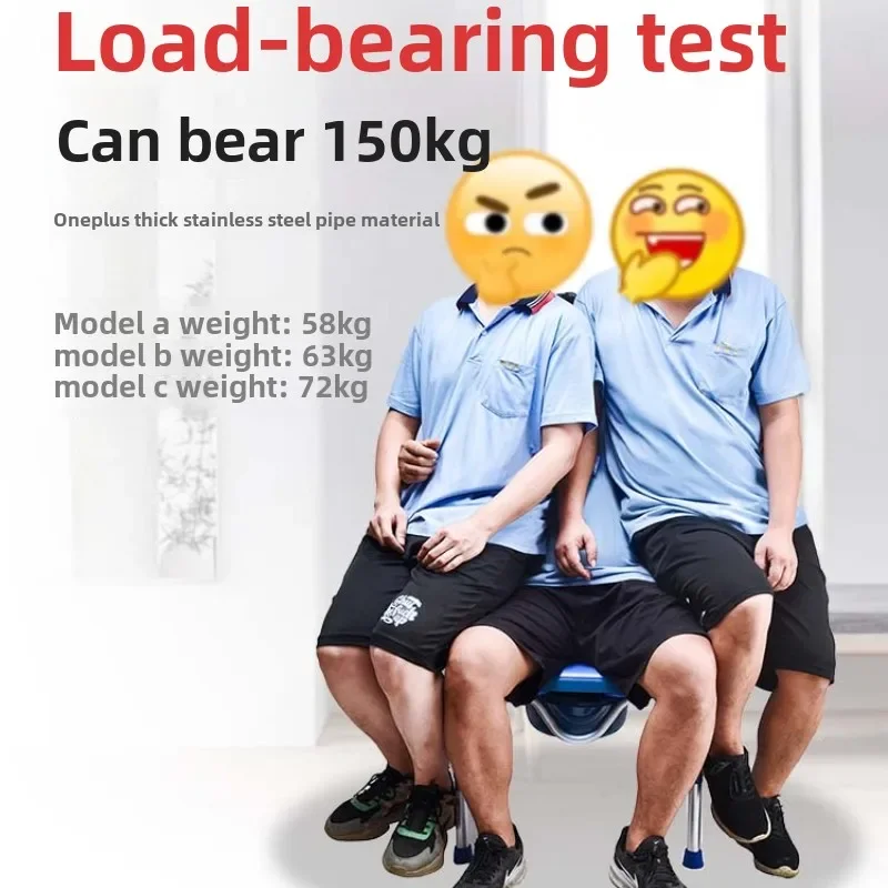 Height Adjustable Elderly Bedside Commode Toilet , Portable Foldable Mobility Aids Shower Chairs, Pregnant Women Toilet Chairs 4