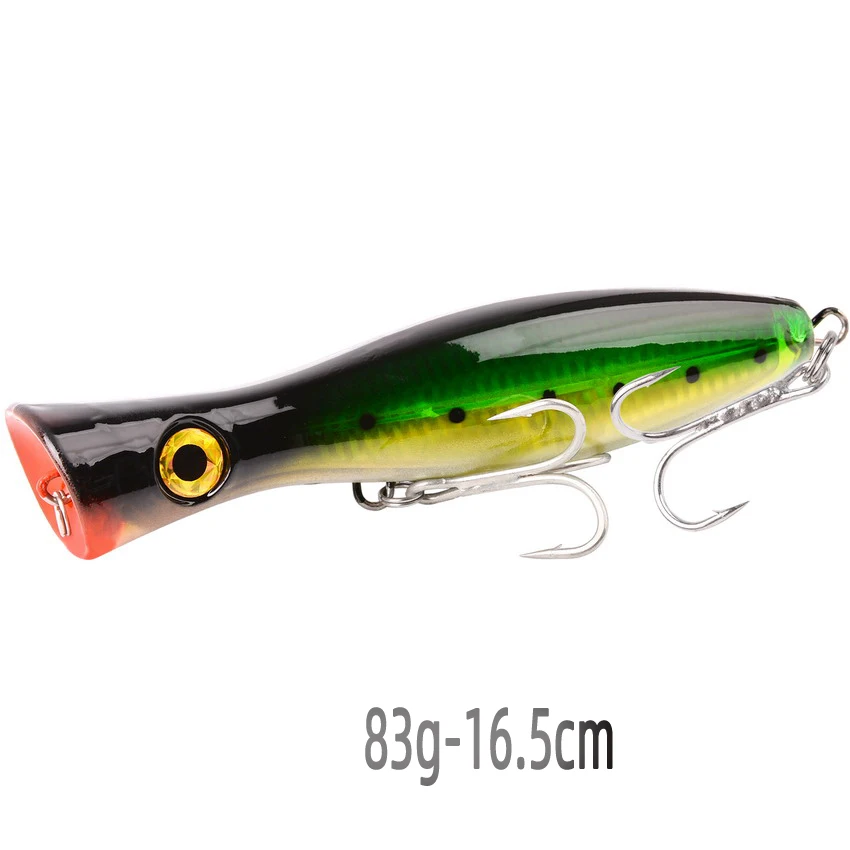 Lot De 5 Leurres De Pêche Popper Topwater 7cm - Pour Bar, Perche, Truite, Etc.