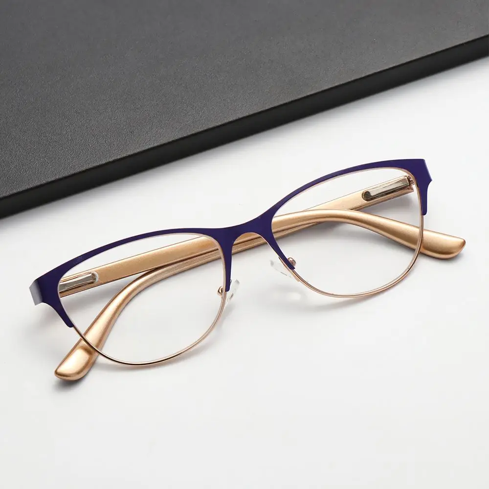 1PC Retro Half Frame Reading Glasses Unisex High-definition Hyperopia Eyewear Magnification Presbyopic Eyeglasses +1.0~+3.5 2