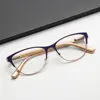1PC Retro Half Frame Reading Glasses Unisex High-definition Hyperopia Eyewear Magnification Presbyopic Eyeglasses +1.0~+3.5 2
