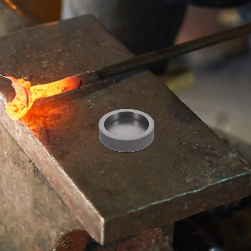 Graphite Crucible Graphite Mold Portable Metal Smelting Crucible Tool for Graphite Crucible Melting Casting Ingot Molds