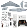 C-17 RC Drone DIY Aircraft Transport Aircraft 373mm Wingspan EPP RC Drone Airplane 2.4GHz 2CH 3-Axis Aircraft Toy for Children 6