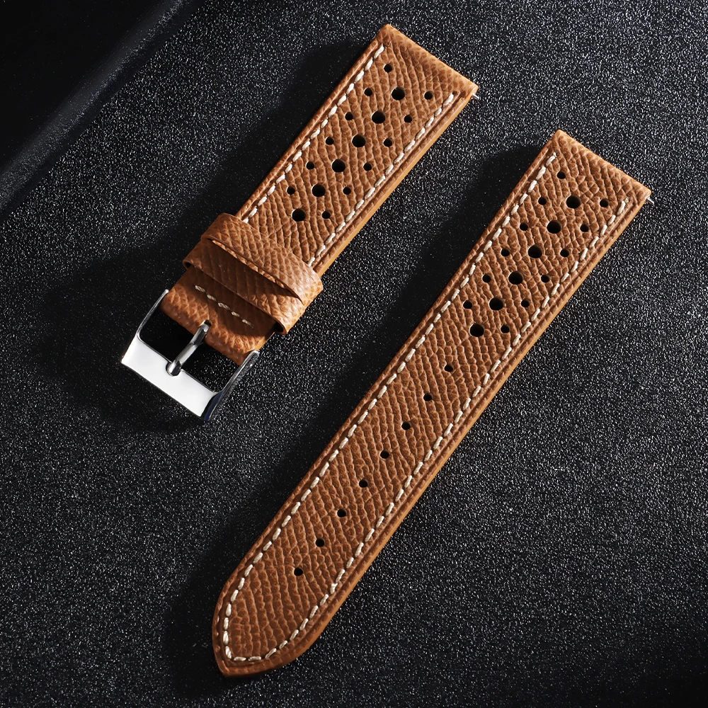 Vintage Leather Quick Release Watch Strap - Universal Breathable Cowhide Band