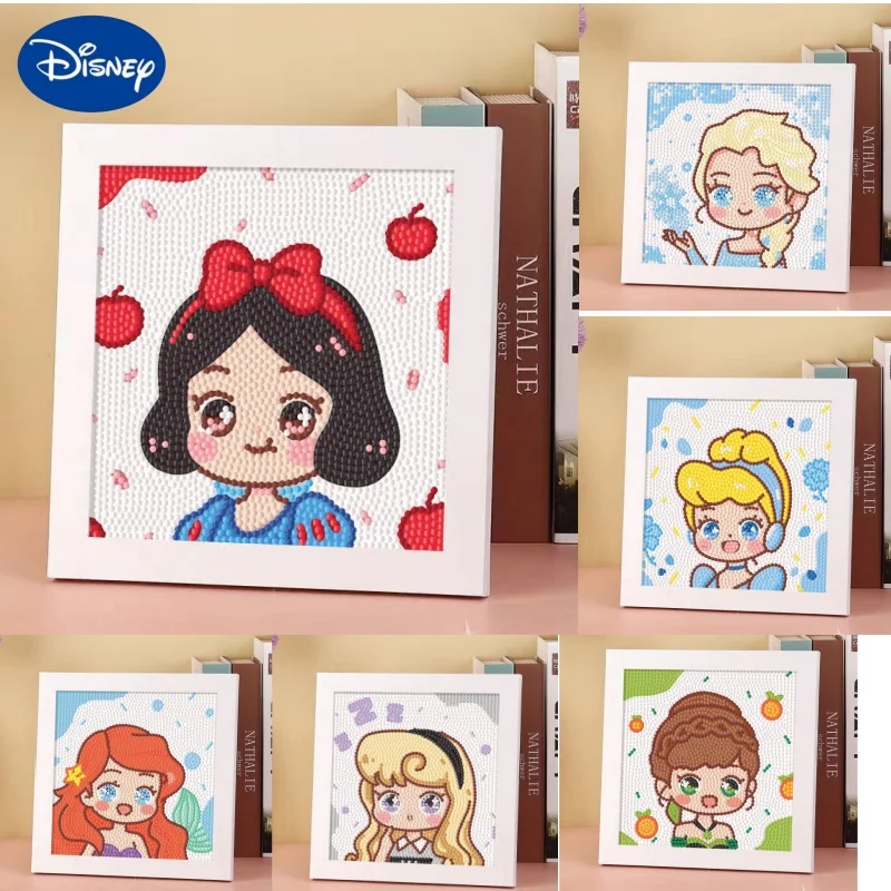 

5D DIY Disney Diamond Embroidery Mosaic Full Display Frozen Cartoon Princess Diamond Painting Square/Round Rhinestones Decor Art