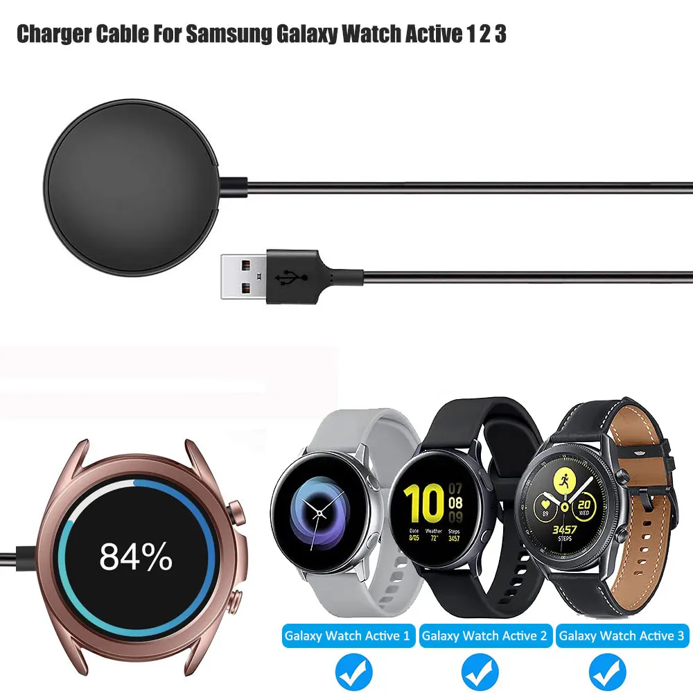 

For Samsung Galaxy Fast Charger Galaxy Watch 4/3 Active 1/2 Magnetic Charging Cable 40/41/40mm Samsung Watch Power Supply Adapte