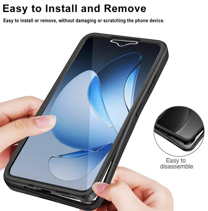Crystal Clear 360° Full Body Screen Protector & Shockproof Phone Case