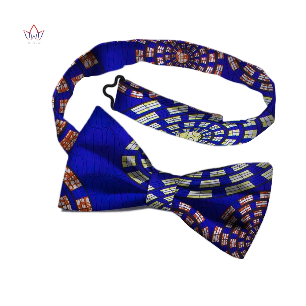 African Print Bow Tie for Men Bohemia African  Cotton print fabric Gifts for Men African traditional Men Fake collar WYb340 african pants Africa Clothing