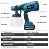 1000ML Cordless Electric Spray Gun High Power HVLP Paint Sprayer Auto Furniture Steel Coating Airbrush For Makita 18V Battery 5