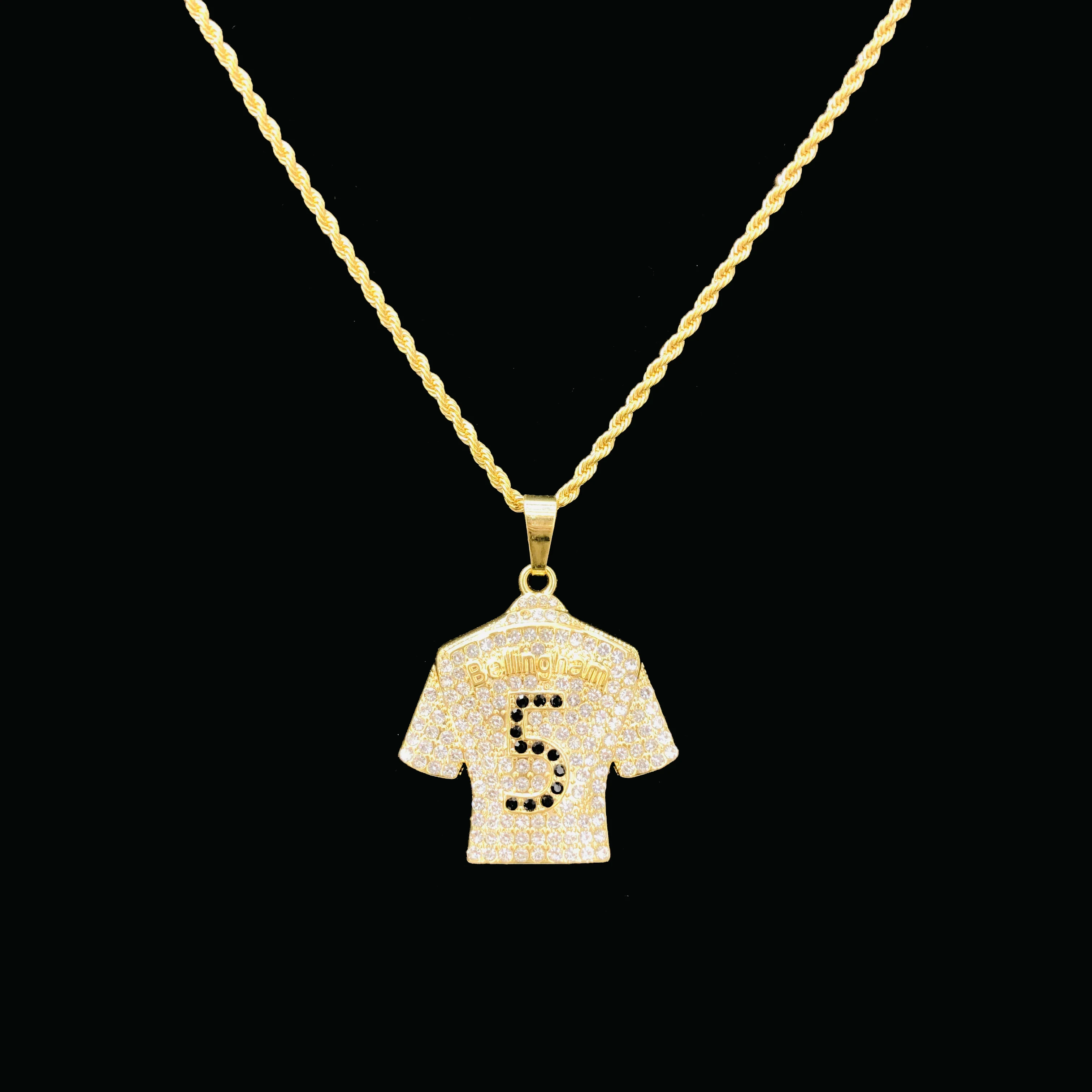 

New Jude Bellingham No.5 Jersey Pendant Necklace Holiday Gift