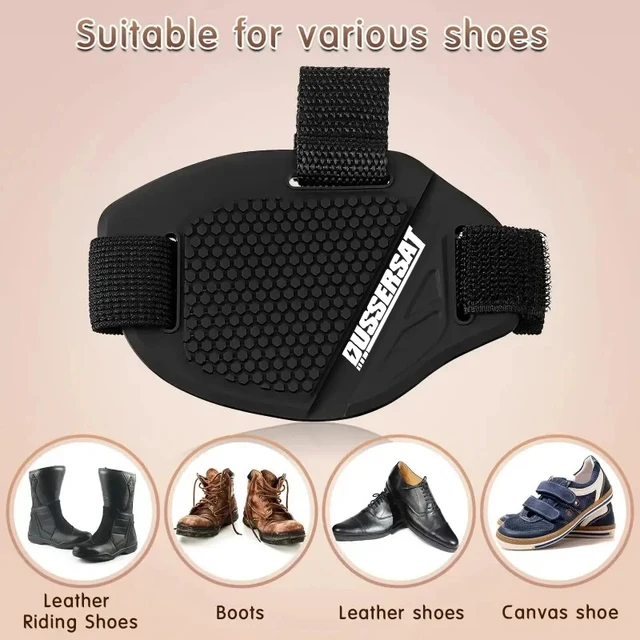 Motorcycle Boot Protection Pad Rubber Boot Protection Cover Adjustable Protection Anti-slip Pad Motorcycle Shoe Protection 6