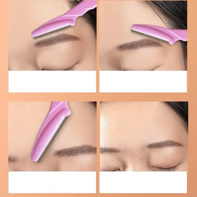 Eyebrow Trimmer Set Eyebrow Razor Set Eyebrow Trimmer Blade Eyebrow Razor Eyebrow Trimmer Face Shaver Facial Hair Remover Hair Shaver Eyebrow Trimmer Blade Shaver Portable Face Razor Epilation Hair Removal Cutters Safety Razor Woman Makeup