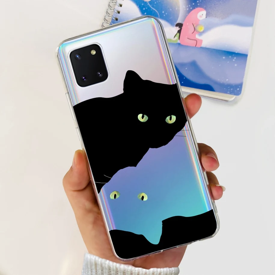 Cute Butterfly Slim Clear Silicone Phone Case Cover