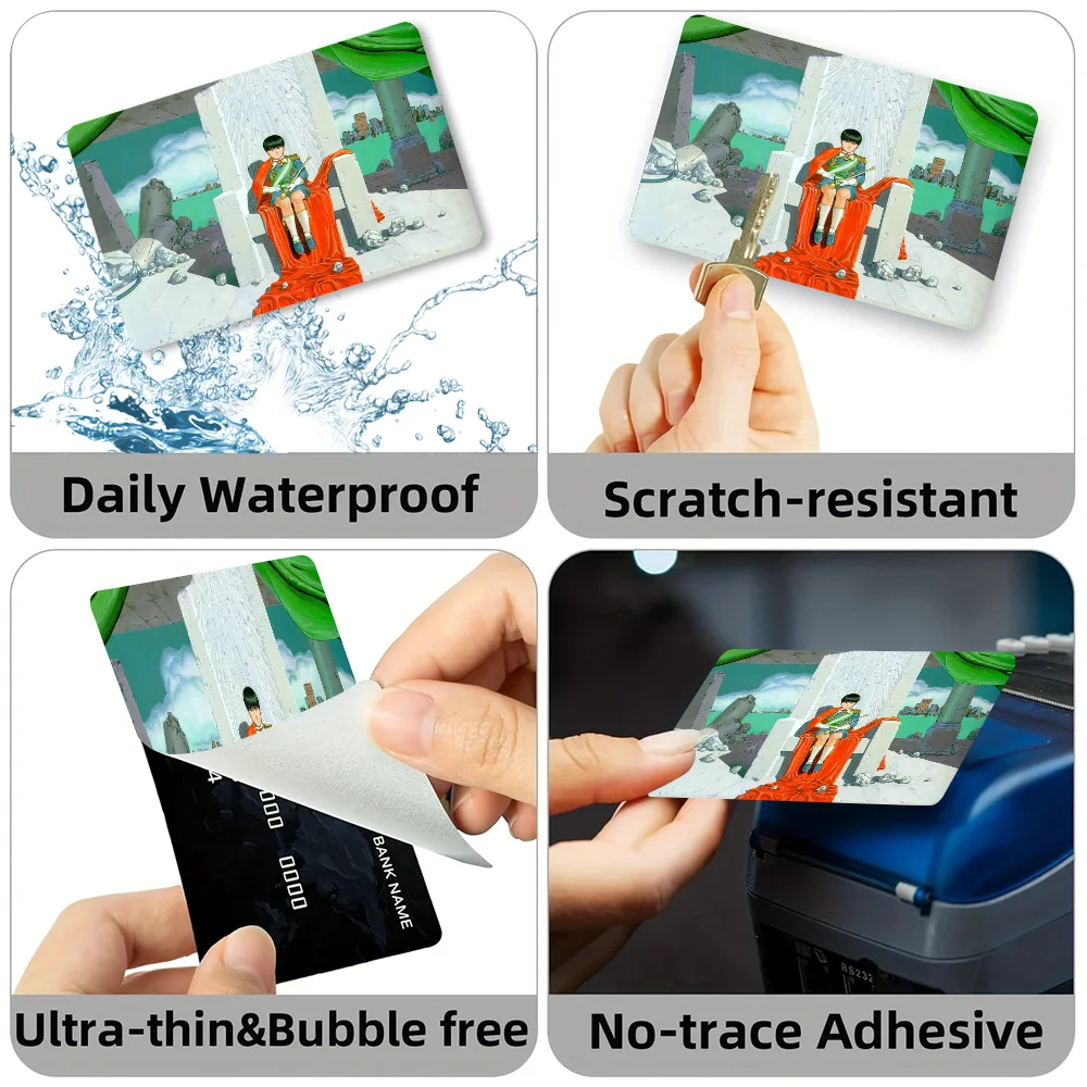 Akira Anime Credit Card Protective Stickers - Scratch and Abrasion Resistant
