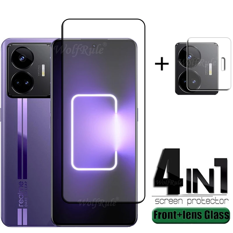 

4-in-1 For Realme GT Neo 5 Glass OPPO Realme GT Neo 5 GTNeo 5 Tempered Glass 9H Screen Protector Realme GT Neo 2 3 5 Lens Glass
