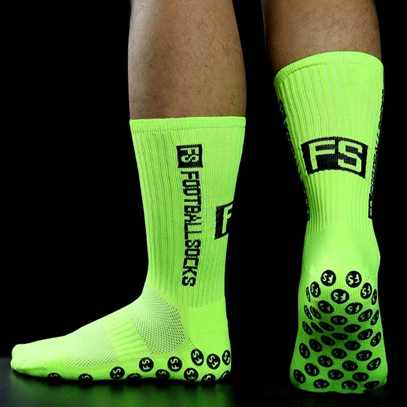 

Men Grip Socks Soccer Non Slip Socks Men Anti Slip Football Basketball Socks Grippers Non Skid Training Athletic Socks