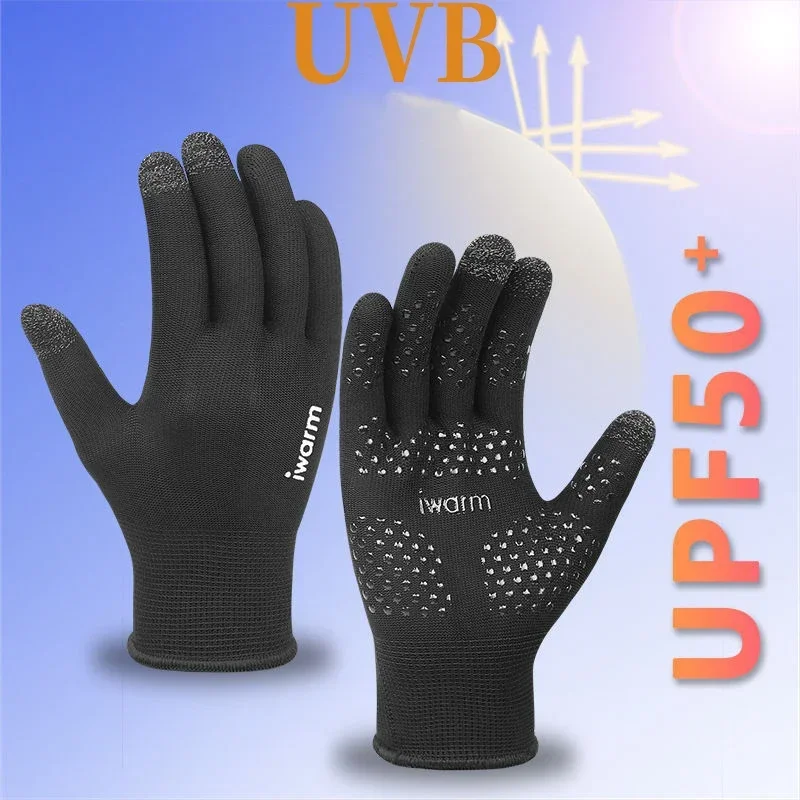 Sunscreen Touchscreen Gloves for Men Women Outdoor Riding Driving