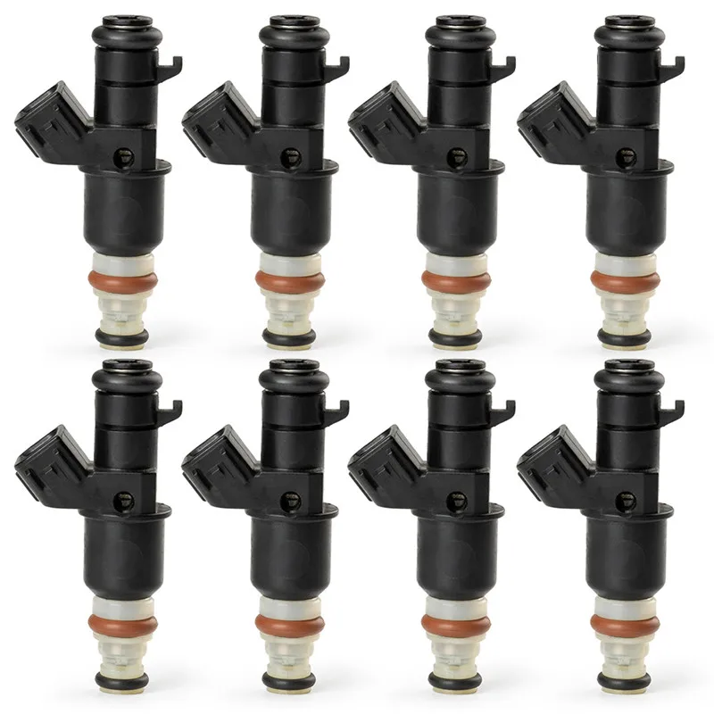 Set of 8PCS Original Fuel Supply Injectors 16450 PPA A01 For Honda Civic CR V CRV EX LX Engine