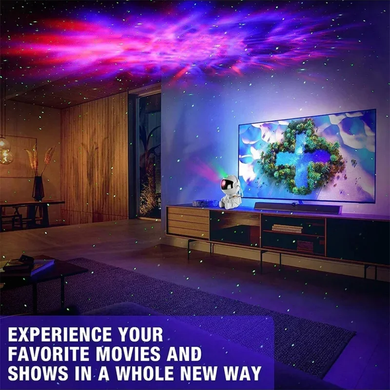 Led Night Light Night Light Star Projector Lamp Led Night Lamp Led Atmosphere Lights Moon Projector Light Milky Way Projector Milky Way Night Light Astronaut Space Projector Starry Nebula Ceiling LED lights for bedroom Home Decor
