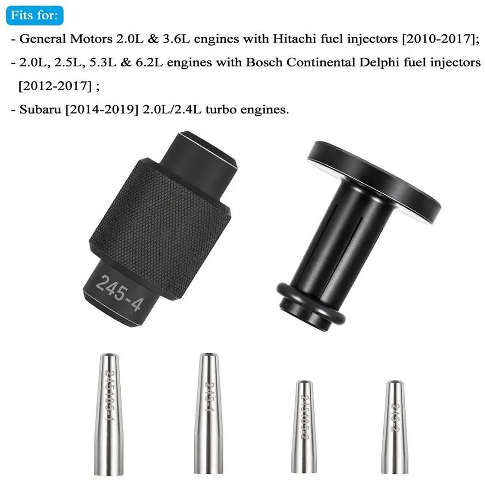 GM245 Fuel Injector Seals Tools Compatible For Delphi Engines 6 Pcs
