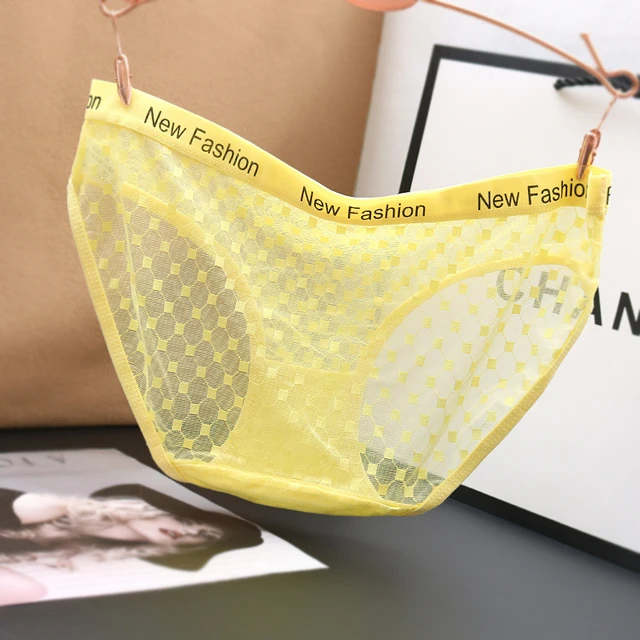 Panties For Women Cotton Crotch Underwear Letter Briefs Girls Female Hollow  Out Transparent Comfortable Underpant Underwear 2023 - AliExpress