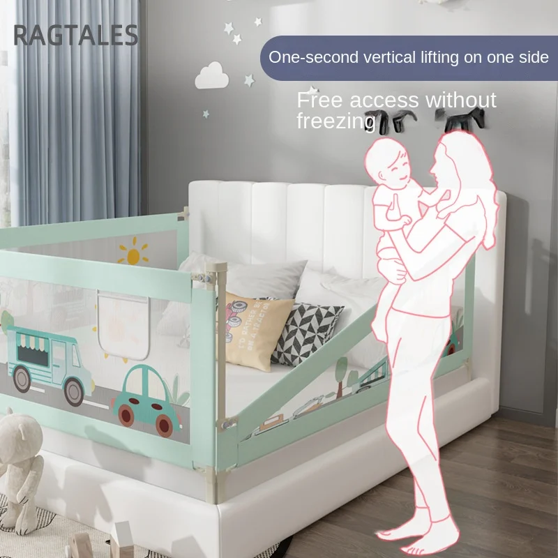 200cm Babybett Leitplanke einseitige Sicherheit Schlaf barriere  verstellbares Bett Universal bett Anti-Absturz sicherung Kinder bett Zaun -  AliExpress