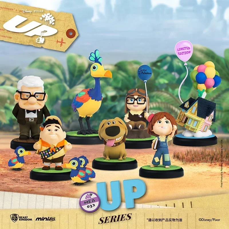 Disney Pixar Flying House Journey Series Carl Ellie Russell Cartoon Handmade Desktop Decoration Collection Hobby Birthday Gift
