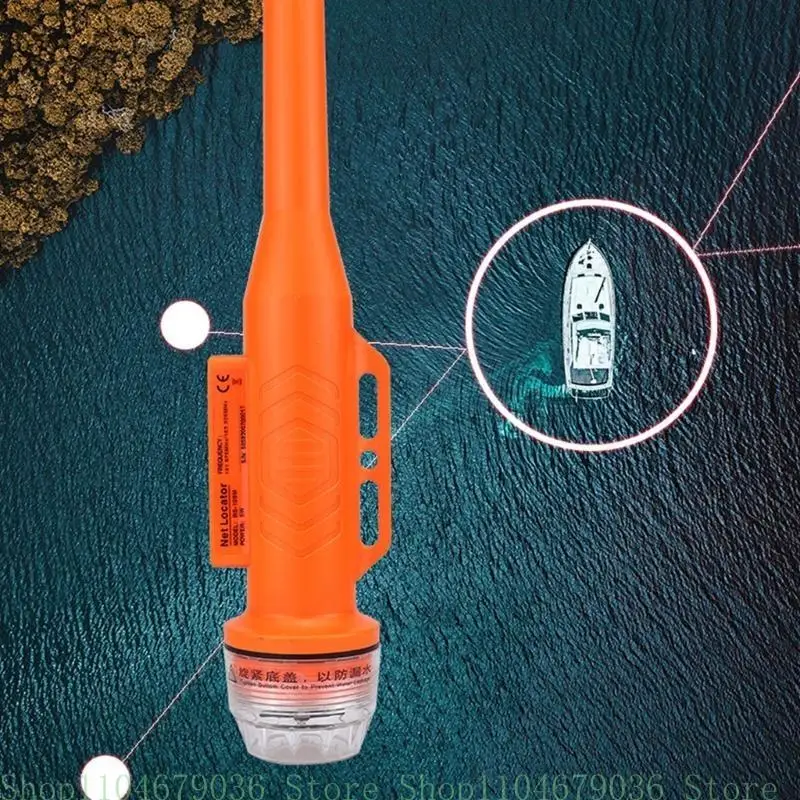 652F Anti Lost Trackers Locator 10NM Fishing Accessory Net Locator High Waterproof AIS Fishing Net Buoy Trackers