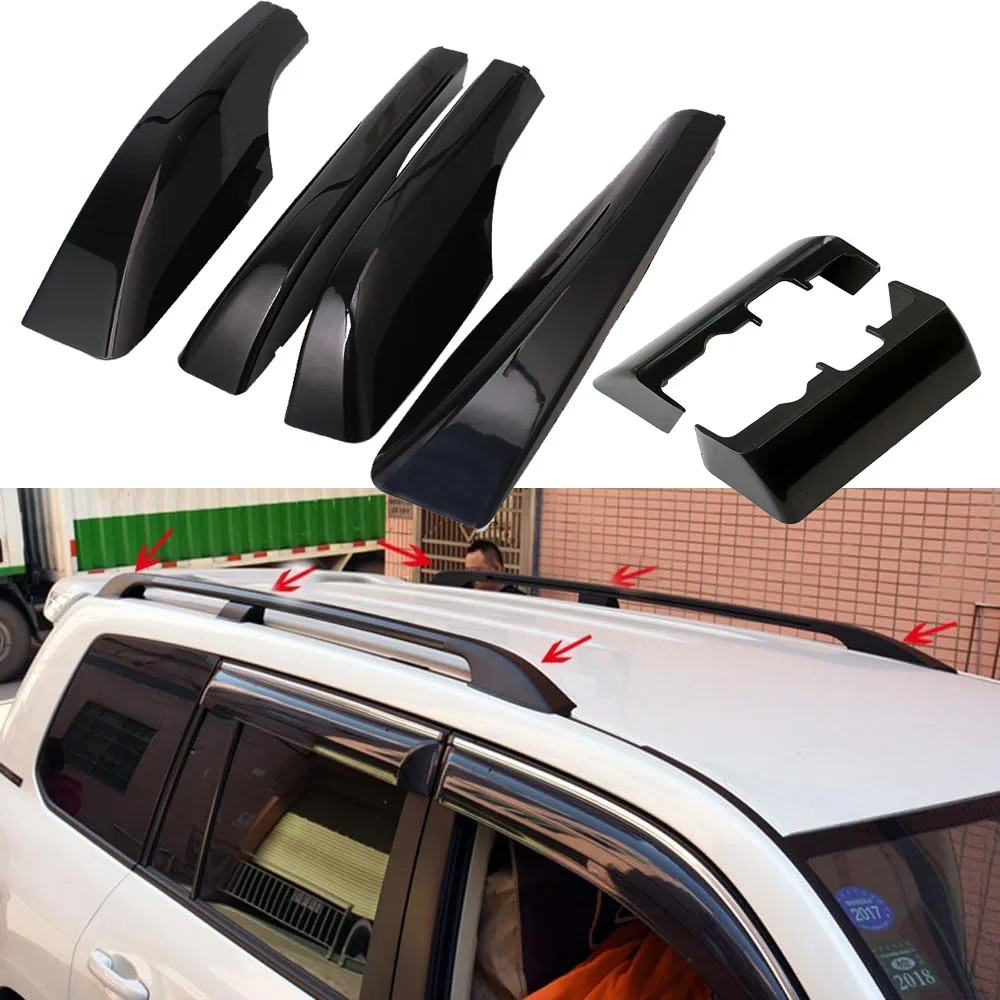 Car Roof Rack Side Rails End Cover Cap for Toyota Land Cruiser LC200 ...