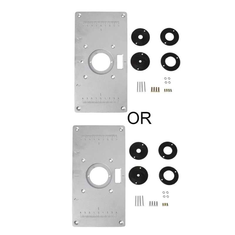 

Aluminum Router Table Insert Plate for