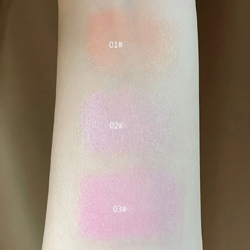 Love Heart Monochrome Blusher Palette Cream Smooth Cheek Tint Mud Blush Matte Cute Pink Purple Orange Rubor Korean Dupes Makeup 6