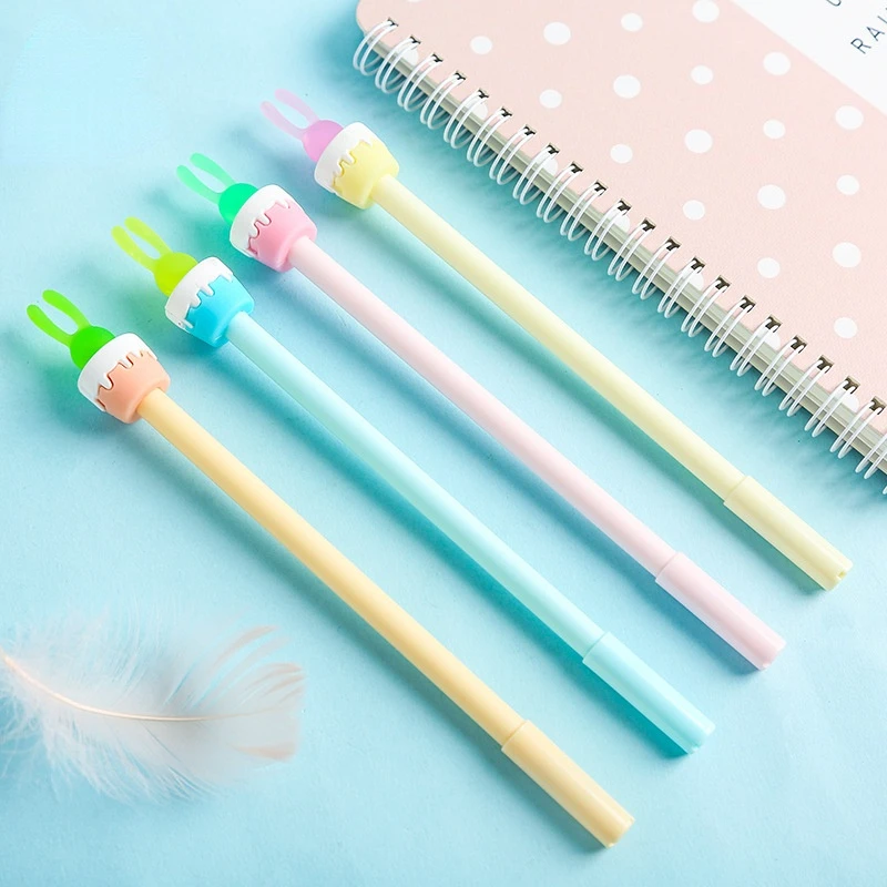 

4 Piece Lytwtw's Stationery Cute Kawaii Succulent Potted Plants Creative School Office Gel Pens Gift Supplies