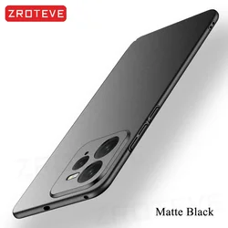 Ultra Thin Frosted Hard Case - Sleek Protection for Realme GT 6T (Matte Black)