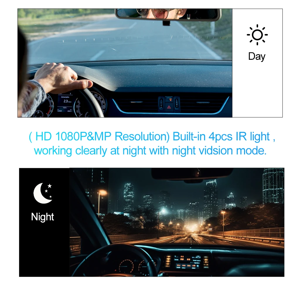 Description Picture 5 of itemVandlion A39 Portable Mini Mounted Camera Full 1080P HD Night Vision 3000mAh Long Battery Life Small Camcorders for Riding