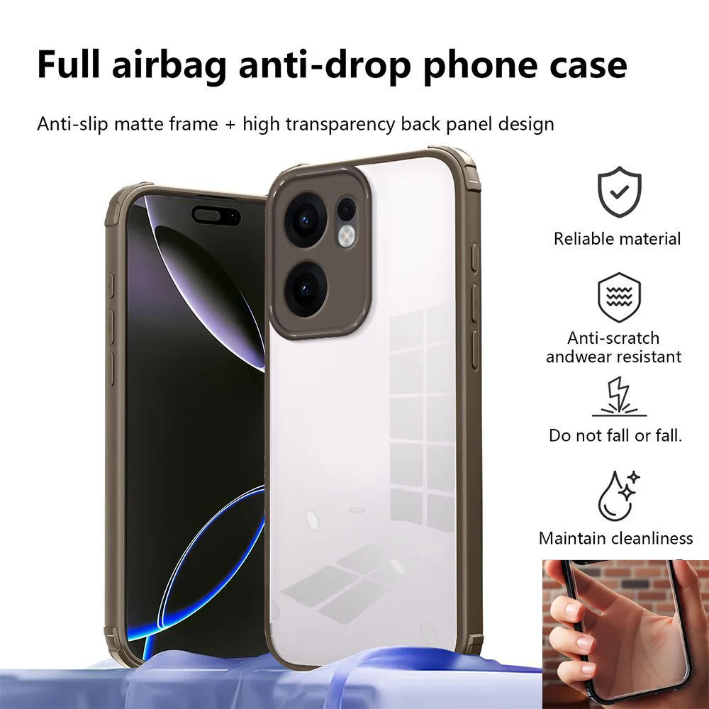 Anti-Drop Shockproof Hard Acrylic Back Phone Case