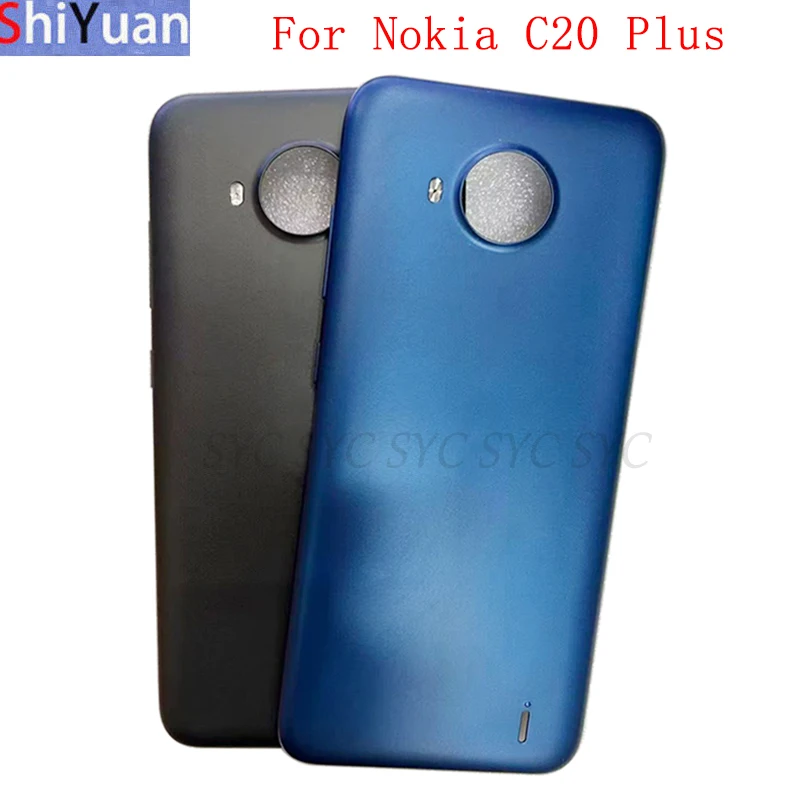 

Крышка батарейного отсека, задняя крышка корпуса для Nokia C20 Plus, задняя крышка с логотипом, запасные части для ремонта