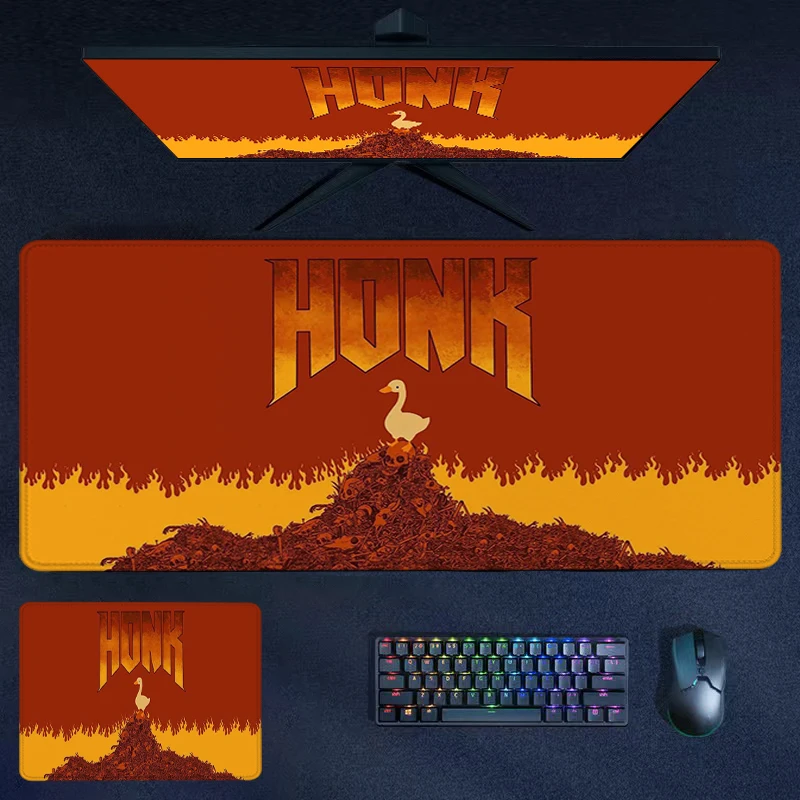 

Rubber Mouse Pad Honk Duck Office Computer Deskmat Non-slip Mouse Mat Gamer Keyboard Mousepad Cabinet Kawaii Gaming Accessory