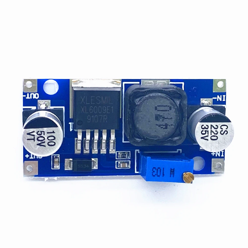 DC-DC 전원 공급 장치 모듈, 고성능 저 리플, XL6009 4A 부스트 컨버터, 스텝 업 조절 가능, 15W, 5-32V 5-50V