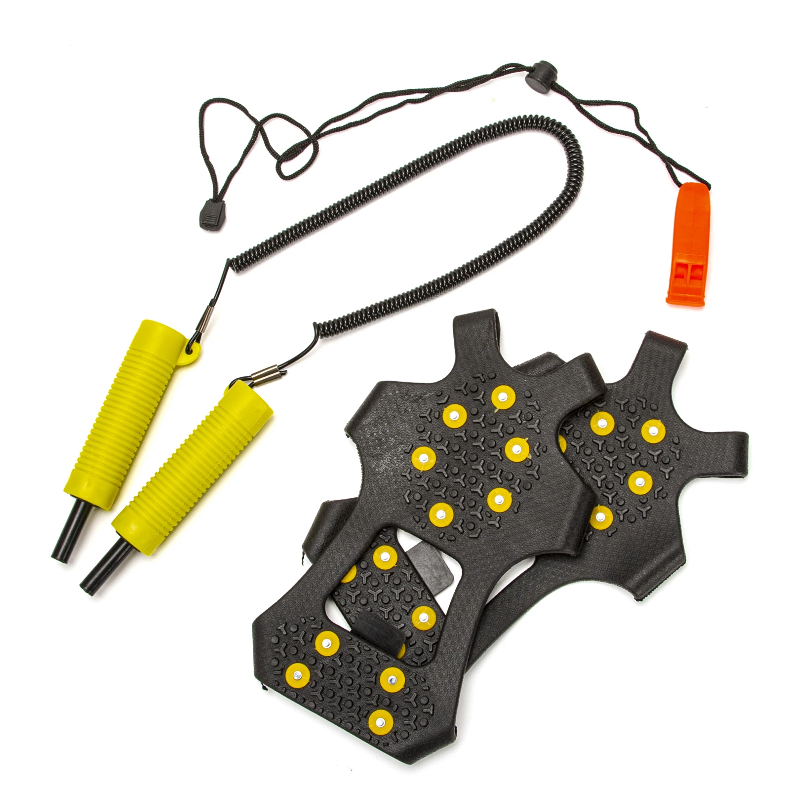 

Outdoor Ice Safety Kit Ice Fishing Scoo p With Whistle And Shoe Covers Fishing Equipment