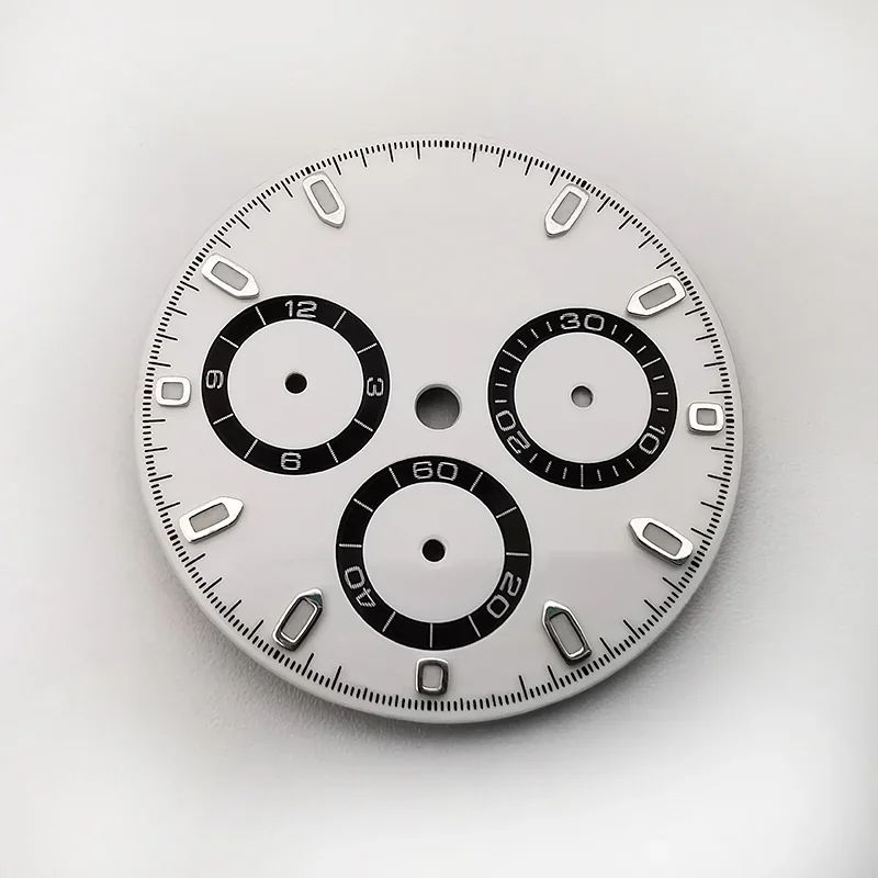 Quadrante Dell'Orologio Superiore Per Panda Daytona 116500, Adatto Al Movimento 4130, Sostituzione Dell'Orologio Aftermarket