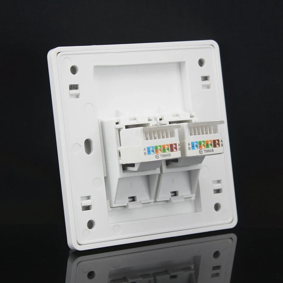Рисунок 5 - Модульная настенная панель rj45 jack