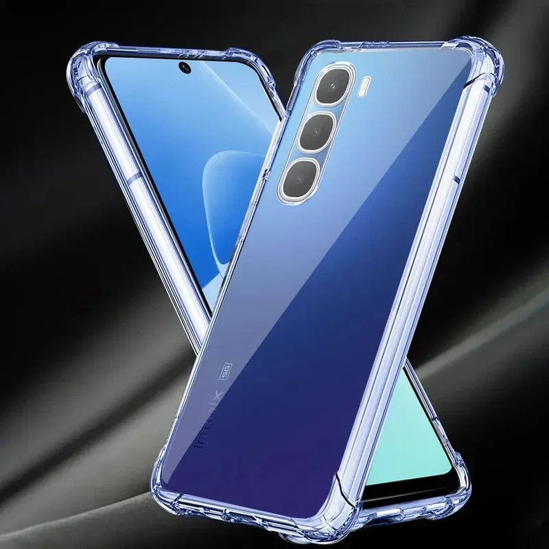 Soft Silicone Airbag Transparent Phone Case