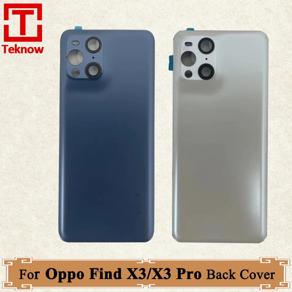 oppo-find-x3-pro用バックカバーオリジナルドアハウジングバッテリー交換用67インチ