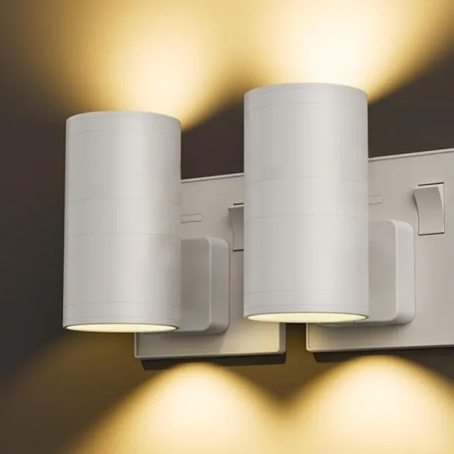 โคมไฟปลั๊กอินแบบตั้งเวลาเปิด-ปิดอัตโนมัติ ปรับความสว่างและสีได้ เหมาะสำหรับทางเดินและห้องนอน 1