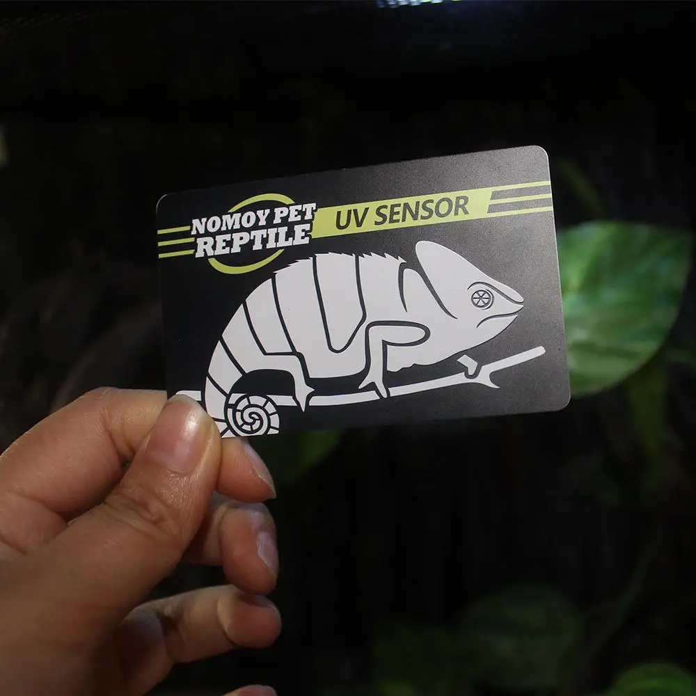 UV Test Card Reptile Uvb Uv Test Card 10 Seconds Detection Reusable Card Reptile Accessory Aquarium Tests Measurement Analysis Tools Dropship