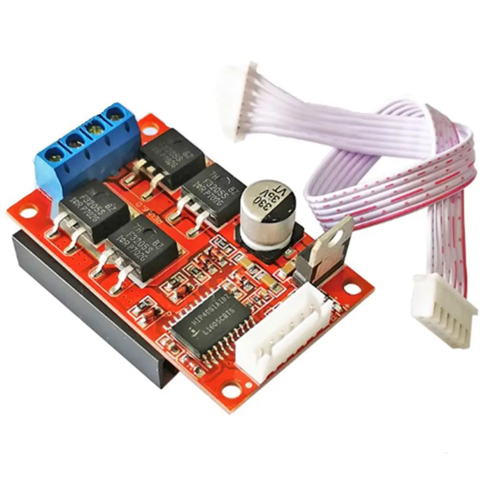 High Power DC Motor Driver Board H-Bridge Brush Motor Driver Controls Module DC 12V/24V/36V Reversing Brake
