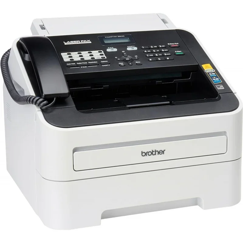 

Brother FAX-2840 High Speed Mono Laser Fax Machine, Dark/Light Gray - FAX2840