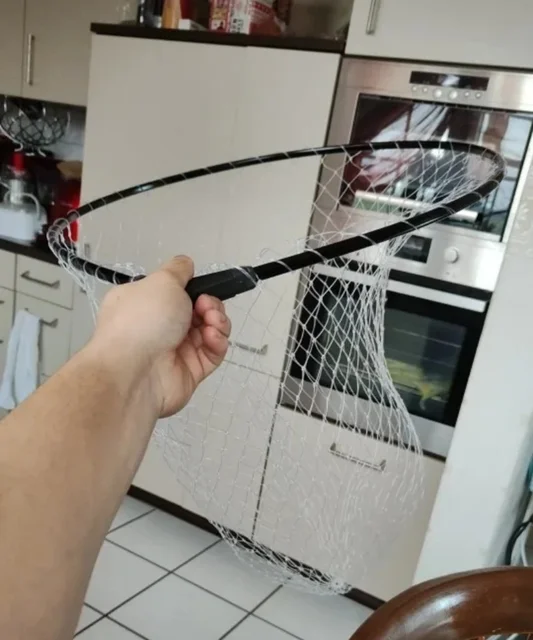 53/60/85cm Double Line Fishing Net without bracket Handheld High-density Durable Nylon Fishing Net Outdoor Fishing accessories 2