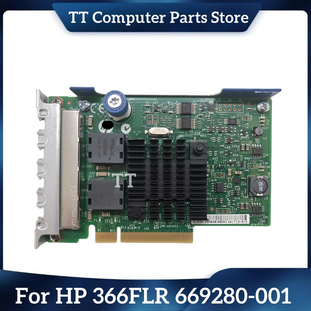 

TT FOR HP 669280-001 665238-001 665240-b21 366FLR Quad Port Gigabit Network Card Adapter Ethernet Adapter Board