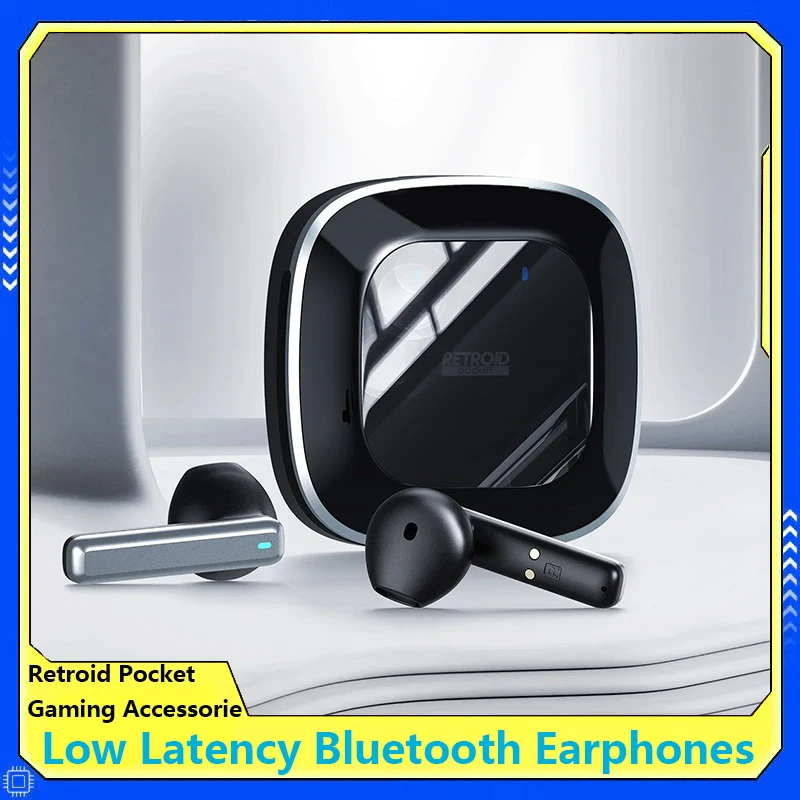 5 Pocket Console H1 Bluetooth Earbuds Headphone - Low Power Consumption Long Battery Life Compatible With All Retroid Devices_voghion.com